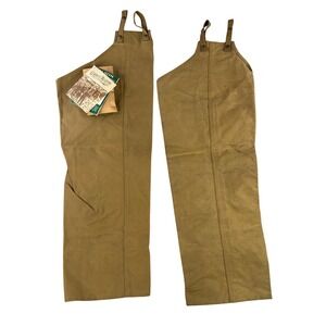 Filson Oil Finish Single Tin Chaps Mens Regular Tan Style 22 USA Made